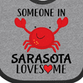 thumbnail image 4 of Inktastic Someone in Sarasota Loves Me Boys or Girls Baby Bib, 4 of 4