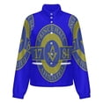 thumbnail image 5 of Jackets for Women Winter Coat Jackets Flannel Stand Collar Jacket(Prince Hall Masons 1784,Size:S-4XL), 5 of 7