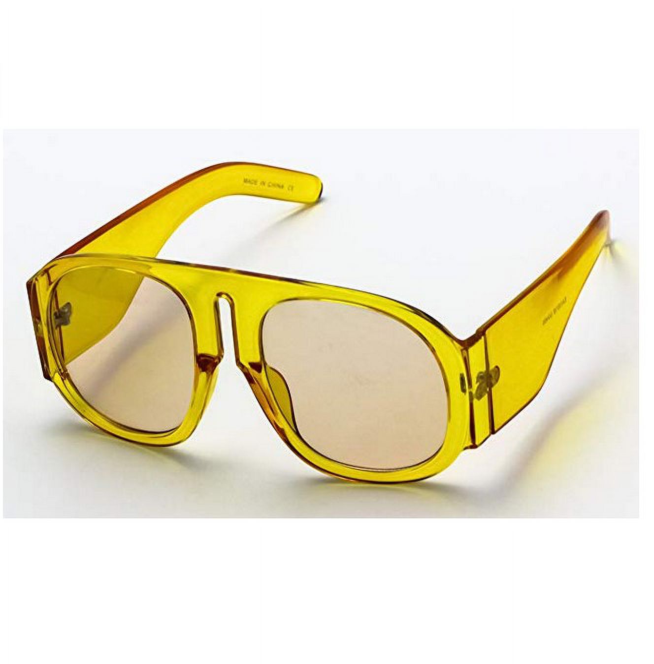 Oversize Goggle Frame Sunglasses Gradient Lens Vintage Women Fashion Shades - image 2 of 4