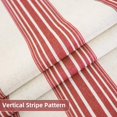 thumbnail image 5 of DriftAway Chris Vertical Striped Pattern Linen Blend Lined Thermal Insulated Blackout and Room Darkening Grommet Linen Curtains for Farmhouse Printed 2 Panels 52 Inch by 108 Inch Red, 5 of 5