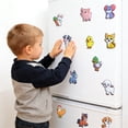 thumbnail image 5 of Neasyth 12PCS Refrigerator Magnets for Kids, Cute Farm Animals Fridge Magnet for Toddlers 1-3, 2.5" Rubber Magnets for Baby Educational Gift, 5 of 8