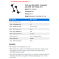 thumbnail image 2 of Front Sway Bar Link Kit - Compatible with 2004 - 2011 Mazda RX-8 2005 2006 2007 2008 2009 2010, 2 of 2