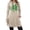 A-Beige194, variant on Womens St Patrick's Day Celtic Clover Graphic Hoodie Dress Intricate Pattern Print Knee Length Pullover Cozy Casual Holiday Wear Tunic