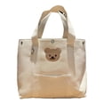 thumbnail image 1 of Bolso de mano de Lona para mujer Yuyangstore blanco, 1 of 8