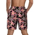 thumbnail image 4 of Daiia Lilies Flowers Mens Swim Trunks Swim Shorts Quick Dry Swim Shorts with Mesh Lining Pockets-XX-Large, 4 of 9