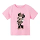 thumbnail image 4 of Camiseta de algodón de Minnie Mouse para niños y niñas, ropa de verano de manga corta, informal, para niños, 4 of 5