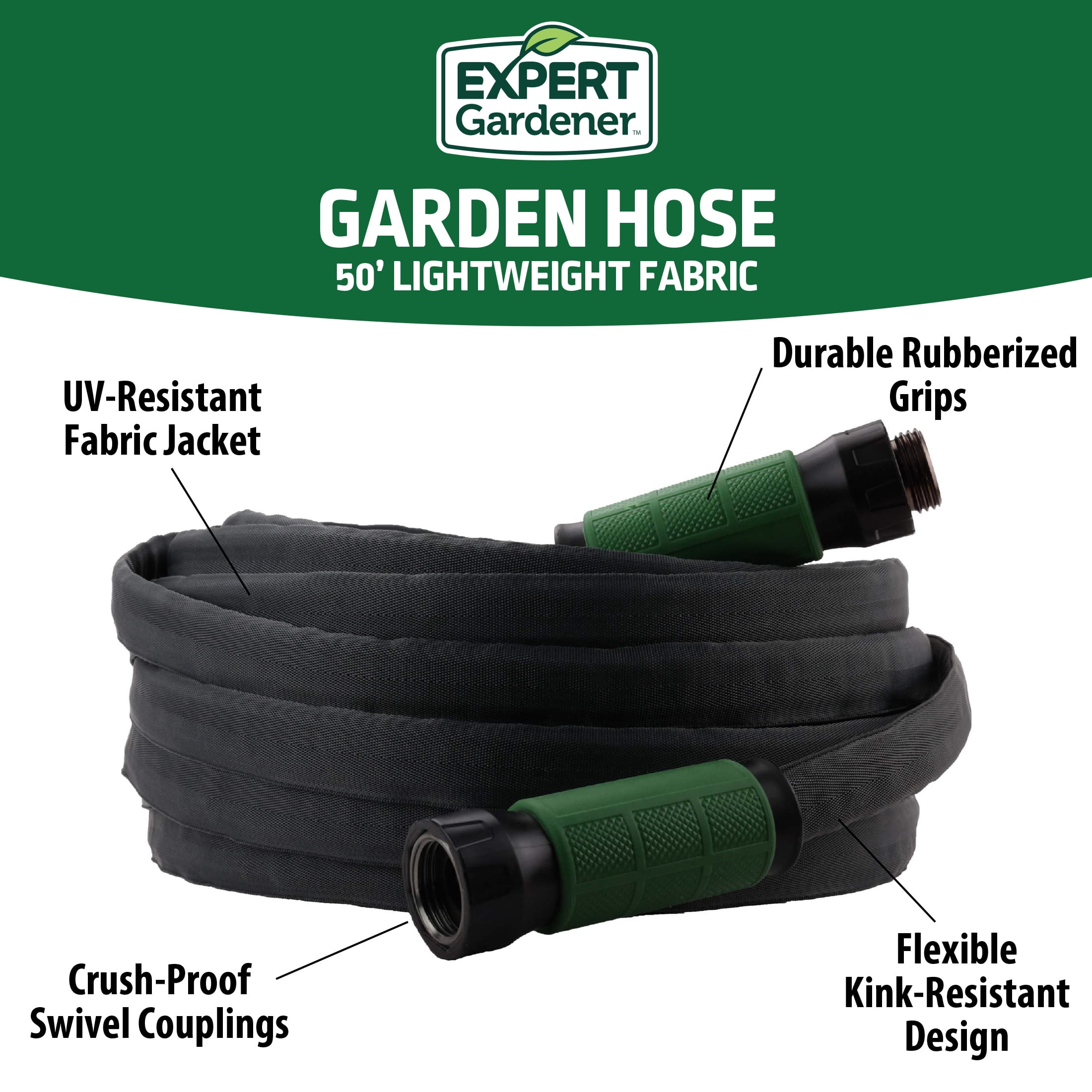 Expert Gardener Lightweight Performance 50 ft Garden Hose