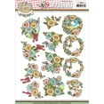 thumbnail image 2 of Find It Yvonne Creations Springtastic Punchout Sheet - Floral Bouquet & Wreath, 2 of 2
