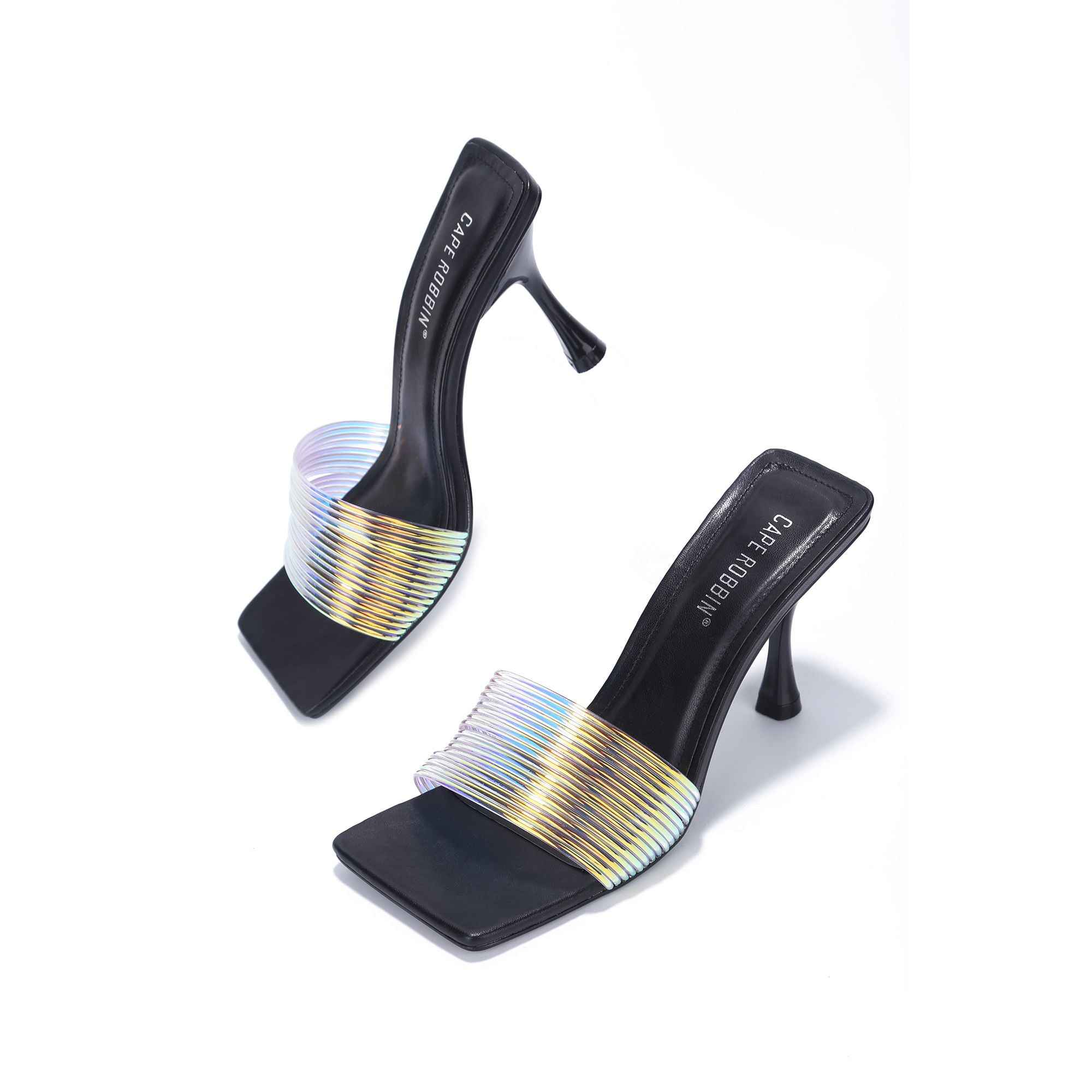 clear slip ons