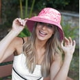 thumbnail image 5 of Tirrinia Bucket Hats for Women with Hawaii Flower Print | UPF 50+ Sun Protection Cap for Garden, Beach, Travel, 5 of 6