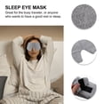 thumbnail image 3 of Máscara para dormir, antifaz para dormir ligero, antifaz para viajar, antifaz para hombres y mujeres, 3 of 7