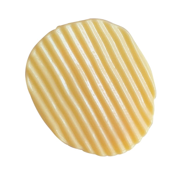Lindos clips para papas fritas, multifuncionales, minimalistas, duraderos, portátiles, con forma de papa, divertidos clips para sellar bolsas de refrigerio, amarillos y redondos.