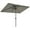 Gris Clair, variante sur Outsunny Parasol de Patio Solaire avec DEL et Inclinaison, Parasol de Table, Beige