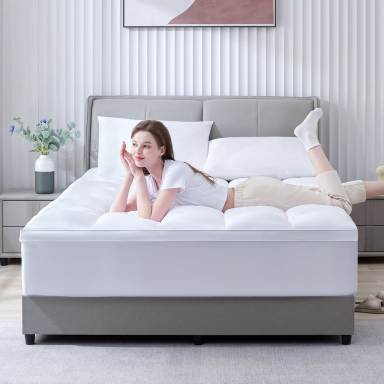 BDEUS Twin Cooling Mattress Topper, Extra Thick Plush photo 2