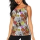 thumbnail image 1 of Fotbe Cute Dogs Puppy Blusas Sin Mangas para Mujer – Estilo Casual, Corte Suelto, Slim-Fit, Cuello Redondo Deportivo, Tops de Verano para Gimnasio y Yoga-XX-Large, 1 of 7