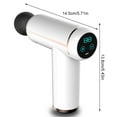 thumbnail image 3 of Soidarity Masajeador de mano de percusión eléctrica recargable para cuello, hombros, músculo, Fitness, herramienta de masaje para mujeres, regalos de masajeadores Blanco Soidarity CE001150-02B, 3 of 6