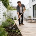 thumbnail image 4 of Steel Garden Rake Detachable Gardening Hand Weeder Puller For Yard And Garden Farm Uprooting, 4 of 4