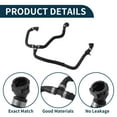 thumbnail image 4 of Manguera del radiador Unique Bargains, manguera de calefacción del radiador, manguera de salida del radiador para BMW X3 2018-2021 No.17127535536, tubo de refrigerante de goma negro 1 Pc, 4 of 6