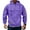 Purple #86, variant on Mens Quarter Zip Sweatshirts Hooded Big and Tall Pullover Long Sleeve Fleece Outdoor Hoodies Winter Fall Zipper Lined Cargo Tops Purple 5XL