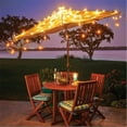 thumbnail image 4 of Luz de sombrilla de patio, luces de cadena de sombrilla a batería con telemando, modo 8, 104LED, decoración de lámpara para tienda de, 4 of 8