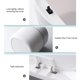 thumbnail image 4 of Cubo de Basura Wosthever de 2 L Blanco, 4 of 6