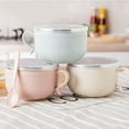 thumbnail image 6 of 2026 New Set of (4) 25-Oz Mug Meals W/Lid-Its, 25oz Mug Meals with Lids,  with Handles & Spoon for Coffee, Soups,Stews, 6 of 7