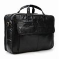 thumbnail image 1 of Briefcase,Genuine Leather Briefcase for Men Large Capacity Cowhide Computer Bag - Type Design1-black, 1 of 4