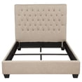 thumbnail image 4 of Chloe Upholstered Full Panel Bed Oatmeal, 4 of 9
