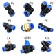 thumbnail image 2 of Conector neumático de 1 pieza PY PE PU PM PM PZA PK SA SA Conector de manguera a través del conector de la manguera de plástico de 4-16 mm Conector rápido del compresor, 2 of 7