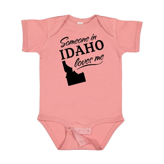 Inktastic Someone in Idaho Loves Me Boys or Girls Baby Bodysuit