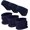 Navy Blue, variant on 6 count Fleece Ear Warmers Headband Winter Gaiter