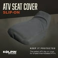 thumbnail image 2 of Kolpin ATV Slip-On Black Seat Cover (93645), 2 of 4
