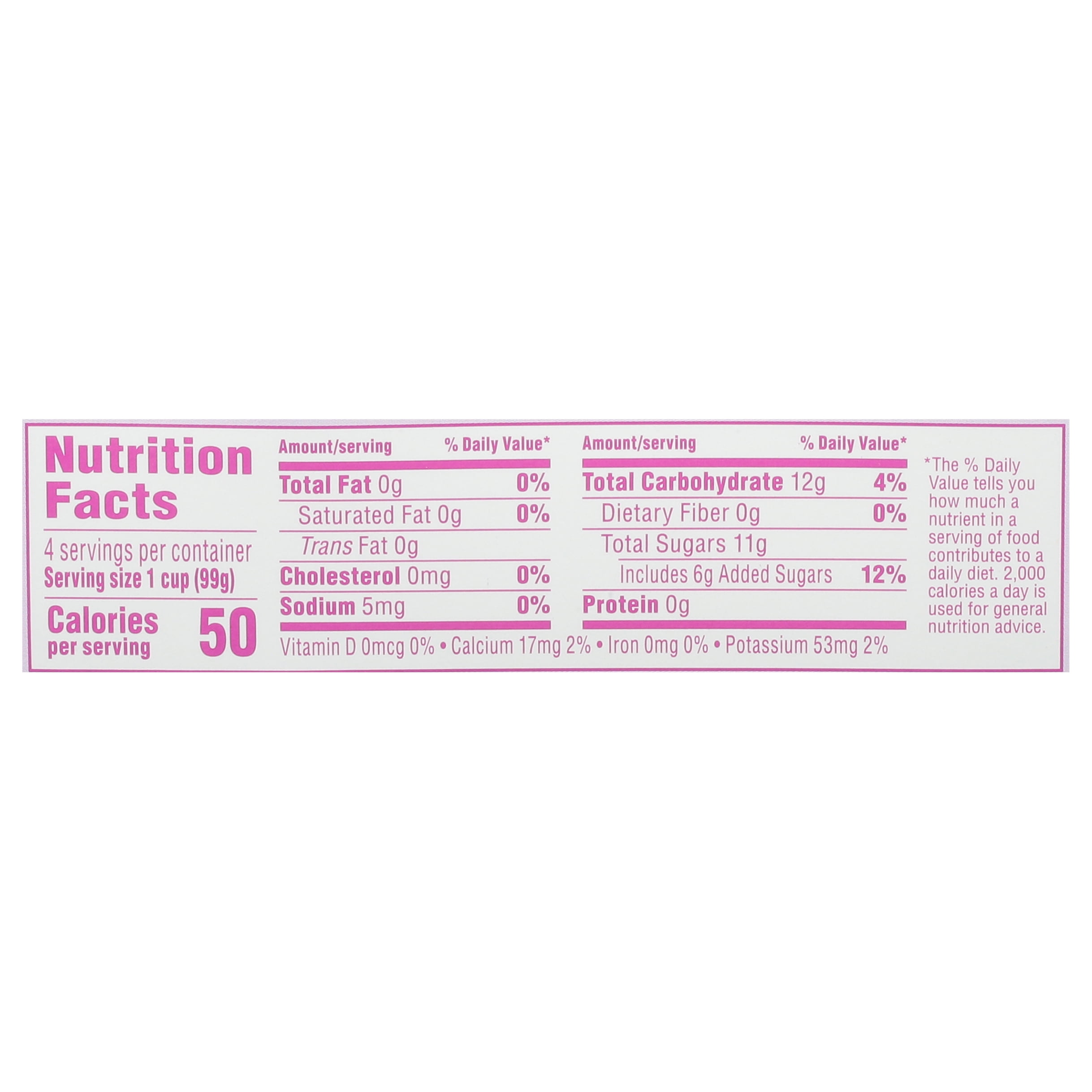 Del Monte Bubble Fruit Peach Strawberry Lemonade Fruit Cup Snacks 3.5 oz Cup (Pack of 4)
