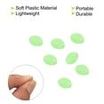 thumbnail image 4 of Uxcell 4x3mm Oval Soft Plastic Luminous Glow Fishing Beads Tackle Tool Green 200 Pieces, 4 of 5