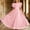 Pink, variant on ITSAME Flower Girls Tunic Dress Ruffle Fly Sleeve Boat Neck A-Line Wedding Party Pageant Gown Pink Size 10