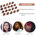 thumbnail image 4 of Miangastore 20pcs Wood Stud Earring Posts Wooden Flat Earring Pin Studs DIY Earring Posts, 4 of 9