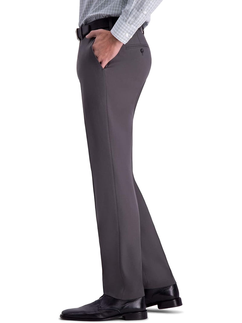 Haggar Mens Premium Comfort Stretch Slim Fit Dress Pant - Walmart.com