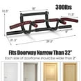 thumbnail image 2 of Gymax Pull Up Bar for Doorway Fitness Chin Up Bar No Screw Installation Home Gym, 2 of 10