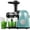 Matcha Green, variant on HOUSNAT Slow Masticating Juicer Machines, Easy Clean, Quiet Motor & Reverse Function, 150W
