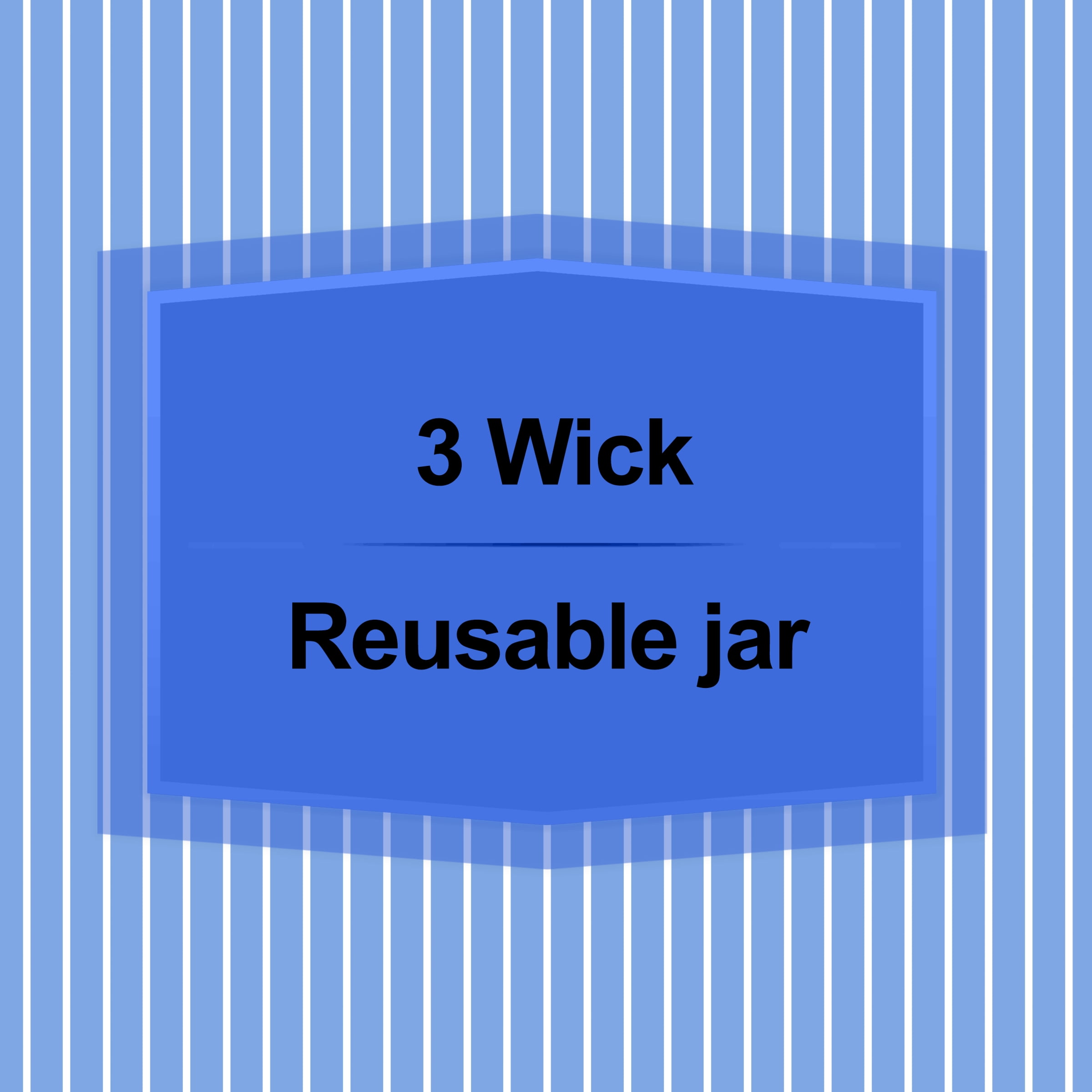 (4 pack) Mainstays 3-Wick Textured Wrapped Starlit Skies Scented Candle, 14 oz