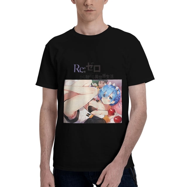 Camiseta de Manga Corta para Hombres Re:Zero