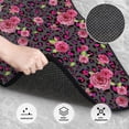 thumbnail image 3 of Disketp Rose Mix Leopard 2 for Crystal Velvet Car Mats Four-Piece Set,All-Season Automotive Protection, Vehicles, Cars, Trucks, and SUVs,Anti-Slip Design, 3 of 7