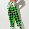 thumbnail image 2 of safuny Women's Jogger Sweatpants Sports Running Pants Relaxed Casual Comfy Daily Fashion Gradient Teen Girls Trousers Elastic Waist Drawstring Green, 2 of 5