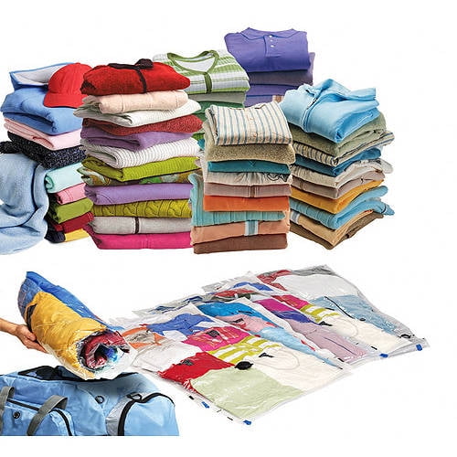 Space Bag Large Dual Use Vac or Roll, Set of 6