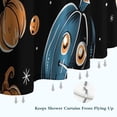 thumbnail image 6 of Halloween Pumpkins Skulls Bats and Eyeballs Shower Curtain 36"x72" ,Bathroom Decorative Shower Curtains Set with 12 Hooks,Modern Waterproof Washable Shower Curtain, 6 of 6