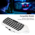 thumbnail image 3 of Controller Chatpad, Speaker Function Durable Controller Keyboard Compact 3.5mm Sound Headset Jack 47 Keys Easy To Install  for One for Series X, 3 of 7