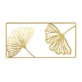 thumbnail image 1 of Golden Leaves Iron Living Room Dining Room Wall Decorative Hanging, 1 of 2