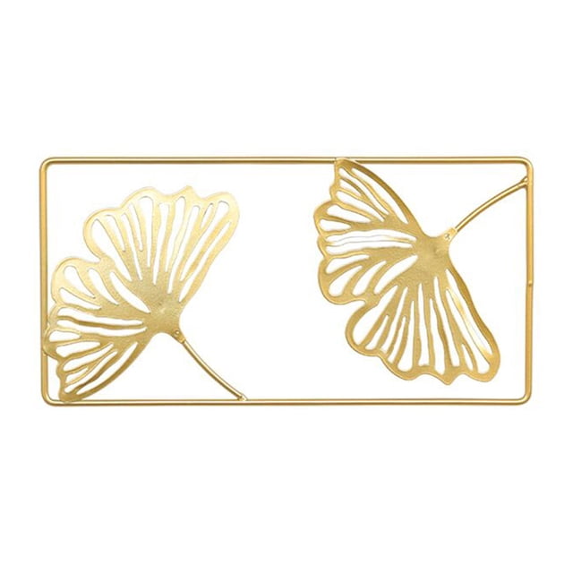 Golden Leaves Iron Living Room Dining Room Wall Decorative Hanging