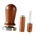 thumbnail image 4 of Tamper de mano para espresso, Tamper de herramienta de prensa, Tamper de café con mango de espresso, Tamper de molienda para máquinas de espresso 53mm, 4 of 9