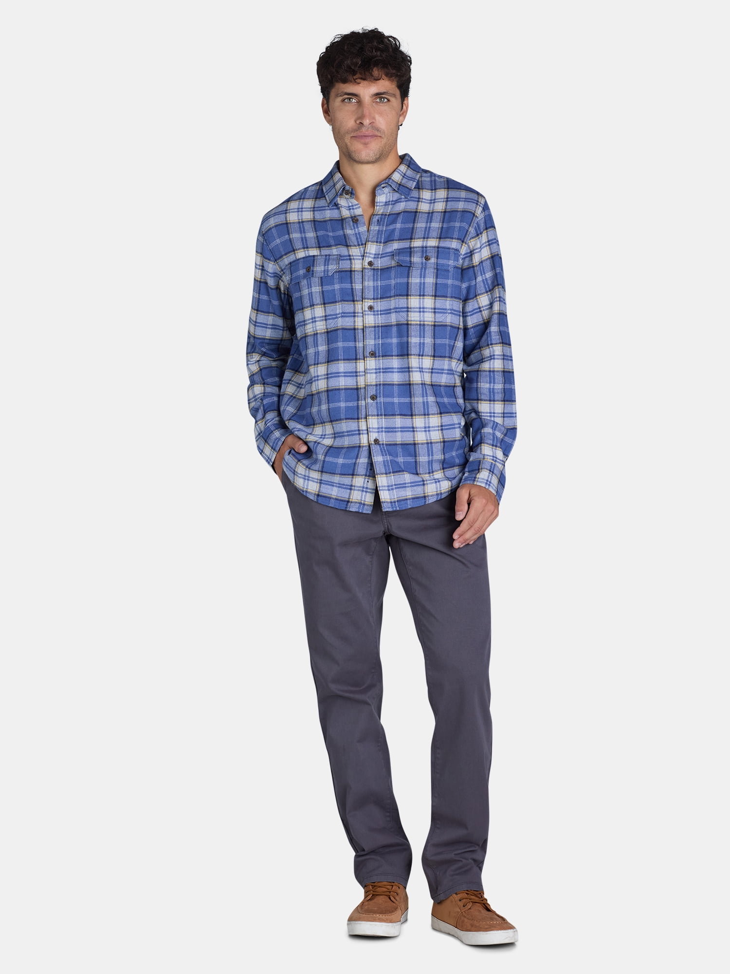 George Men's and Big Men’s Pull On Chino Pants, Sizes S-2XL